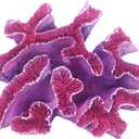 Ulifery Coral Reef Aquarium Decorations Big Fish Tank Ornaments, Pink and Purple