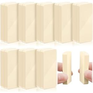 Copkim 15 Pieces Outdoor Curtain Weights Waterproof Magnetic Drapery Weights for Home Decor Bathroom, Shower, Liner, Flags Tablecloth to Stop Wind (Beige)