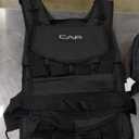 Weighted Vest Adjustable for Men and Women  Workout Weight Training Vest for Fitness, Running, Strength, Exercise & Cross Training (60 LB, Black)