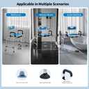 SeatYuPro  Sliding Shower Chair Swivel Tub Transfer Bench, Sliding Seat & 360° Swivel Rotation Shower Chair