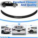 ECOTRIC Rear Spoiler Wing Compatible with Tesla Model 3 2017-2023 Trunk Tail Rear Spoiler, Glossy Black Performance P Style