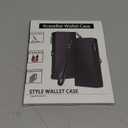 XcaseBar Compatible with iPhone 17 Pro Max 6.9" Wallet case with Zipper Credit Card HolderRFID Blocking,Flip Folio Book PU Phone case Shockproof Cover Women Men for Apple 17 Pro Max case Rose Gold