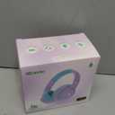 iClever BTH26 Active Noise Cancelling Headphones for Kids, 60H Play Time, Safe Volume 80dBA, Type C Fast Charging, Bluetooth5.4, Kids Bluetooth Headphones with Mic AUX Cord for iPad Airplane, Purple