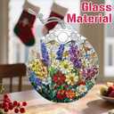 Wildflower Christmas Decorations, Christmas Ornaments, Hanging Ornaments for Tree & Xmas Decorations  Holiday Decor, Florist Gift, Gifts for Flower Lover, Gifts for Mom, Grandma