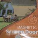 Fiberglass Magnetic Screen Door Fit Door Size 48 x 83 in- Heavy Duty Fiberglass Screen Door Mesh for Interior Door, Patio and Sliding Doors - Door Screen Magnetic Closure Let Fresh Air in