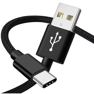 10ft Long USB-C Type C Power Cord Charger Cable for GoPro Hero MAX,Hero 11 10 9 8 7 6 5 Session 2018 Black White Silver for Samsung Galaxy Note for LG G7 Data Sync Charging Cord for Go Pro Hero7 Hero9