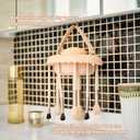 Makeup Brush Cleaner Mat with Handle, 3 in 1 Portable Silicone Makeup Brush Cleaner Bowl, Cosmetic Brushes Cleaning Tool Organizer for Storage and Air Drying, Beige