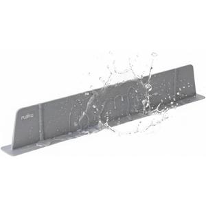 carrotez Silicone Kitchen Sink Splash Guard for Faucet Silicone Water Splash Guard Mat, Quick Suction Setup, Gray(20.5 x 1.8 x 2.75")