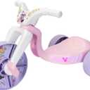 Minnie Mouse Toddler Kids Ride-On 8.5" Fly Wheels Junior Cruiser Tricycle - Toddler Bike Trike, Ages 18-36M, for Kids 33”-35” Tall - 35 lbs. Weight Limit