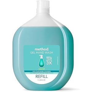 Method Foaming Hand Soap Refill Variety Pack, Pink Grapefruit, Waterfall, 28 Fl Oz each
Pack of 4)