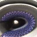 LUMI Outside Welcome Door Mat 17x30, Non Slip Durable Rubber Entrance Doormat, Low Profile Easy Clean Mats for Front Back Door Entryway Porch Garage, Hello Multi