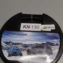 Snow Chains, Wear-Resistant High Carbon Steel Anti Slip Tire Chain for Passenger Cars, Pickups, and SUVs, Set of 2 (KN130)