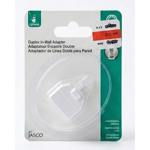JASCO Duplex In-Wall Adapter- 2 Pack
