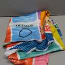 PARTH iMPEX Large Educational Math Posters - 56" x 45" Geometry Lines Shapes Triangles Angles Mathematics Themes Classroom Decor Banner for Middle and High School Teachers, Washable Fabric