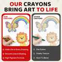 20 Sets of 4 Packs (80 count) Standard Size Crayons - Mini Crayon Packs Non-Toxic for Kids Party Favors, School Supplies for Teachers & Travel Crayons