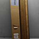 LazBlinds No Tools No Drill Cordless Bamboo Roman Shades, Light Filtering Window Treatment, Roll Up Bamboo Blinds for Windows 33'' W x 64'' H, Eastfield Teak