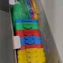 16 Pcs Balance Beam and Stepping Stones for Kids - 4 Turtle Shape Stepping Stones and 12 Connectable Beams with Sound Feature,Color Spinner, Riddle Cards, Fun Balance Training and Obstacle Course