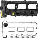 N55 Engine Valve Cover For BMW E71 E82 E90 F01 F10 F25 2011-2014 X3 xDrive35i X5 xDrive35i X6 xDrive35i 335i 535i 2013-2014 740i 2012-2014 640i 2011-2013 135i Replaces# 11127570292 11127587804