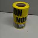 Premium Yellow Caution Tape Roll, 3 inch x 1000 feet, Ideal Use for Danger/Hazardous Areas/Crime Scene Halloween Party Decorations (3-Pack)