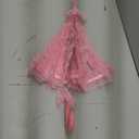 Solnique Mini Pink Lace Parasol with Floral Gloves, Vintage Lace Umbrella for Wedding Decor, Tea Party & Photography Props