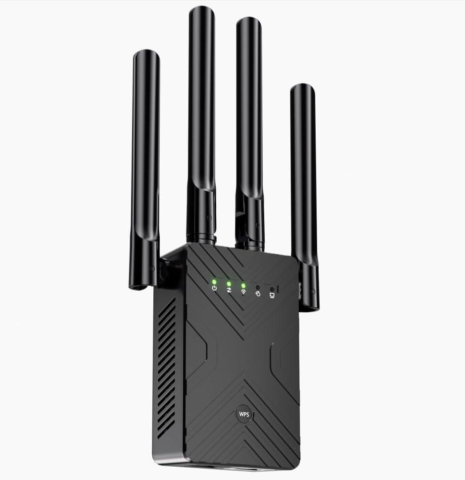 2026 WiFi Extender Signal Booster Range Up to 15888+ Sq. Ft. WiFi Booster for Home Supports 68+ Devices，WiFi Repeater with Ethernet Port, 1-Tap Setup Internet Extender Compatible with 99% Routers