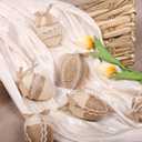 RoseCraft Easter Egg Decorations, 12PCS Boho Artificial Egg Easter Tree Hanging Ornaments, for Spring Summer Home Rustic Holiday Party Basket Filler Decor.