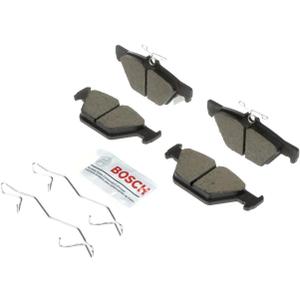 BOSCH BC1808 QuietCast Premium Ceramic Disc Brake Pad Set - Compatible with Select Subaru Ascent, Crosstrek, Forester, Legacy, Outback, WRX; REAR