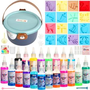 ARTPAR Magic Water Elf - 20 Colors Aqua Fairy Water Gel kit for Kids, Create Your Own Water Pets & Fairy Toys, Fun Sensory Crafts for Boys Girls Ages 3-12 Year