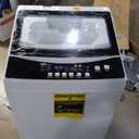 BLACK+DECKER Small Portable Washer, Washing Machine for Household Use, Portable Washer 1.7 cu.Ft with 8 Cycles, Transparent Lid & LED Display