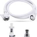 Washing Machine Water Inlet Hose, (Burst Proof) Water Connection Inlet Supply Lines,Accessories For Portable Washing Machine (6.5 FT)