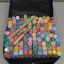 JACK BROWN 120 Colors Markers Set with Fine & Chisel Dual Tip - Professional Art Markers for Adults & Kids, Perfect for Drawing, Sketching, Coloring & Animation - Includes Durable Marker Case