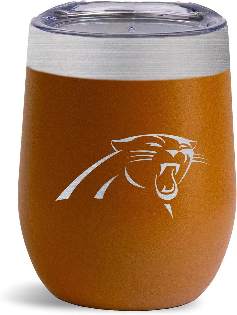 The Memory Company Officially Licensed NFL Game Day Tumbler 40oz Rhinestone-Embellished Game Day Tumbler - Stainless Steel Sports Water Bottle with Lid & Straw, Vacuum Insulated, Hot & Cold Drinks