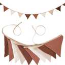 12 Pcs Khaki Velvet Ribbon Bows Christmas Tree Ornaments Vintage Velvet Bows for Tree Garland Wreath Indoor Xmas Decorations (3/8'' Wide, 5 * 7 inch) Color: Khaki