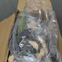 Domensi 12 Sets Wedding Centerpiece for Table Artificial Rose with Vase Fake Bouquets and Metal Pot Floral Arrangements for Mother's Day Holiday Party Event Table Decor (Teal)