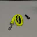 ILLUMISEEN LED Light Up Dog Leash | Ultra High Visibility Up to 350 Yards | 3 Lighting Modes | USB Rechargeable, No Batteries Needed | Padded Handle & Rotating Swivel Clasp to Prevent Leash Tangling (4 Feet, Neon Green)