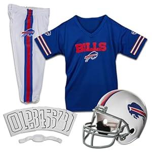 Franklin Sports NFL Youth Football Uniform Set for Boys & Girls - Includes Helmet, Jersey & Pants with Chinstrap + Numbers (Small)