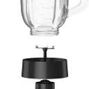 BLACK+DECKER PowerCrush Multi-Function Blender with 6-Cup Glass Jar, 4 Speed Settings, Silver