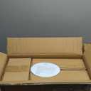 AmorArc Ceramic Dinnerware Sets for 4, 12 Pieces Square Handpainted Plates and Bowls Set, Chip and Scratch Resistant Stoneware Dishes Set, Dishwasher & Microwave Safe, Ocean Blue