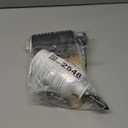 HOMCDALY Premium Olive Oil Dispenser for Kitchen, 11.8oz Glass Oil Bottles with Bamboo Tray, Oil&Vinegar Cruet Set, Kitchen Dispenser Bottles with Pourer | Set of 2 (11.8oz PBlack&White)