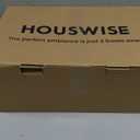Houswise Tabletop Fire Pit - Concrete Outdoor & Indoor Fire Pit Tabletop, Smores Maker Kit, Table Top Firepit, Small Portable Mini Indoor Fireplace 
and Ethanol Fuel Bundle