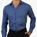 NAUTICA Men's Button Down Dress Shirt Slim Fit for Men 4-Way Stretch Print Business Casual Shirts Wrinkle Resistant Size Slim Fit