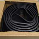 Garage Door Bottom Seal Rubber,1/4" T-Ends Garage Door Weather Stripping, 4" Wide Replacement Seal
