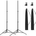 2 Pack Aluminum Light Photography Tripod Stand with Case,Altson 7 Feet Portable Photo Video Tripod Stand for Speedlight, Flash, Softbox, Umbrella, Strobe Light, Camera