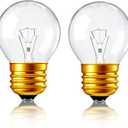 40 Watt Oven Light Bulb G45 E26 120V 500 Fahrenheit Heat Resistant Appliance Bulbs Replacement for Oven, Refrigerator, Microwave-360 Lumens Incandescent Blubs-2700K Warm White Dimmable (Pack of 2)