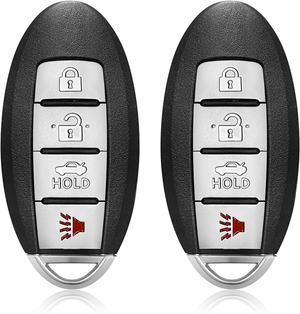 2 Keylessbest Replacement for 2012 2013 2014 2015 Nissan Altima Versa Murano Infiniti EX35 G35 FX37 FX35 QX70 Key Fob Remote Control KR55WK48903 4 Buttons 315MHz