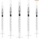 1mL/cc Disposable Luer Lock Syringe 27G 1/2 inch for Lab Use, Individually Wrapped, Pack of 50