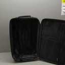 U.S. Traveler Rio Lightweight Softside Rolling Carry-on Suitcase, 2-Wheel Single, Green