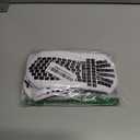 Lux Dual Grip Socks - Soccer Grip Socks for Men and Women. GripArray Performance & Comfort (Large, White)