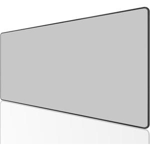 KTRIO Large Gaming Mouse Pad with Stitched Edges, Extended Mousepad with Superior Micro-Weave Cloth, Non-Slip Base, 31.5 x 15.7 in Keyboard Pad, Desk Mat for Gamer, Office & Home, Grey