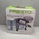 Presto 06009 10-Quart Kitchen Kettle XL Multi-Cooker, Steamer and Deep Fryer, Black